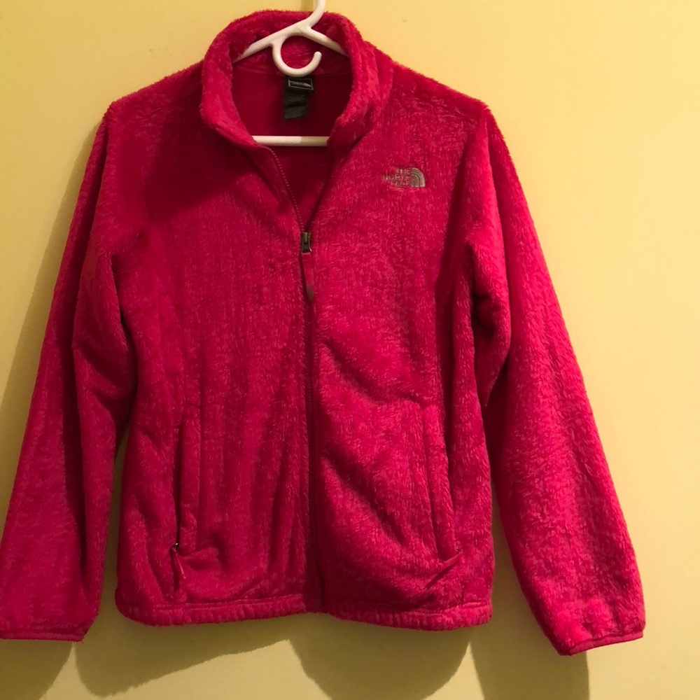 Girls XL hot pink fleece The North Face